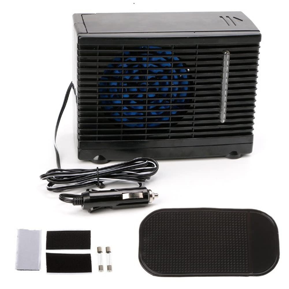 24V Portable Mini Evaporative Air Cooler - Compact DC Cooling Fan for Cars, Trucks & Small Spaces | Personal Cooling Solution for Home, Office & Vehicle Use