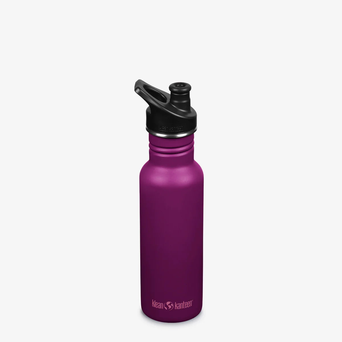 Klean Kanteen 18oz Classic Water Bottle - Purple Potion Color | Eco-Friendly Stainless Steel Reusable Bottle for Hiking, Gym & Everyday Use