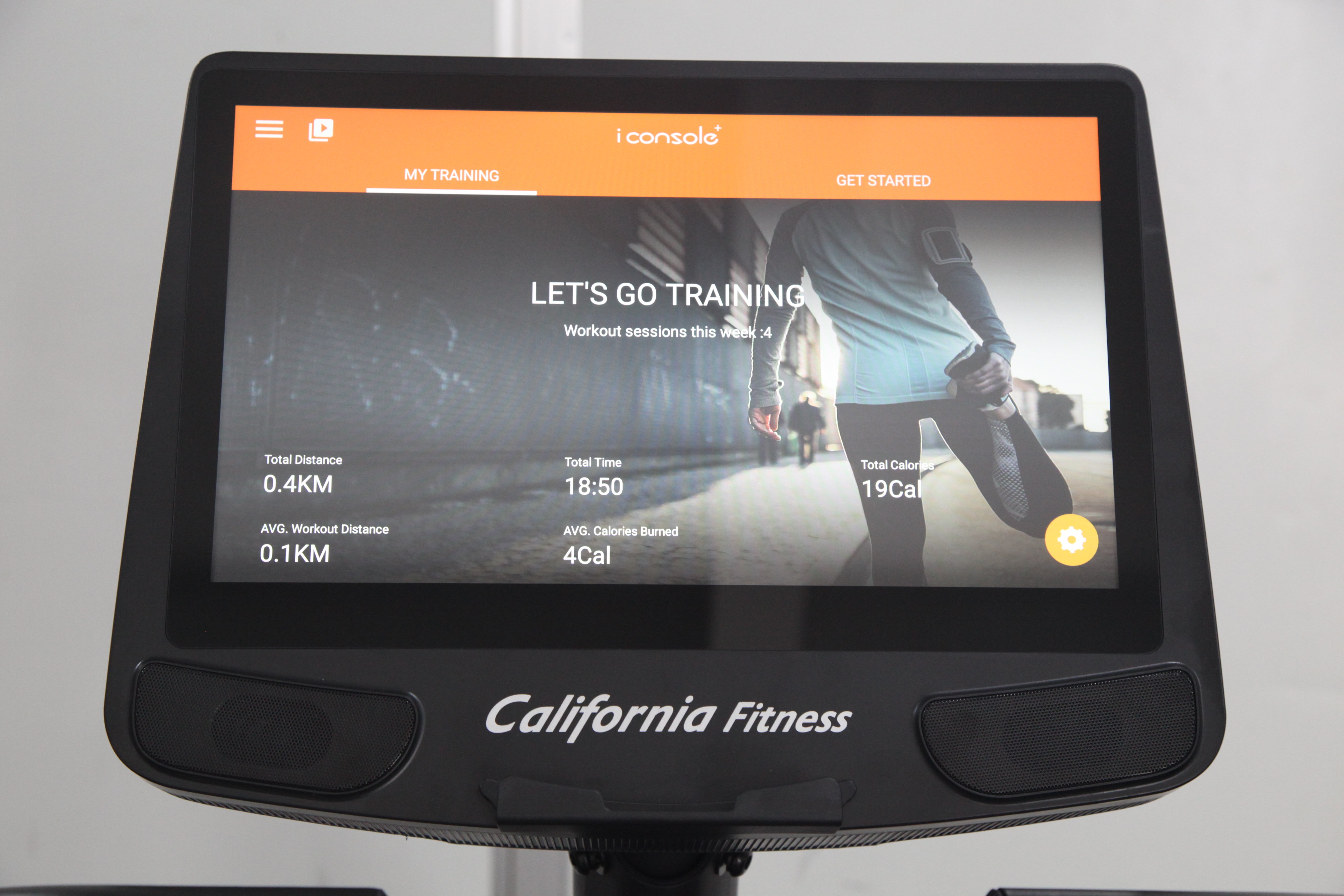 California Fitness U8 Upright Exercise Bike for Home Gym - Quiet Magnetic Resistance, LCD Display, Adjustable Seat - Perfect for Cardio Workouts & Indoor Cycling Training