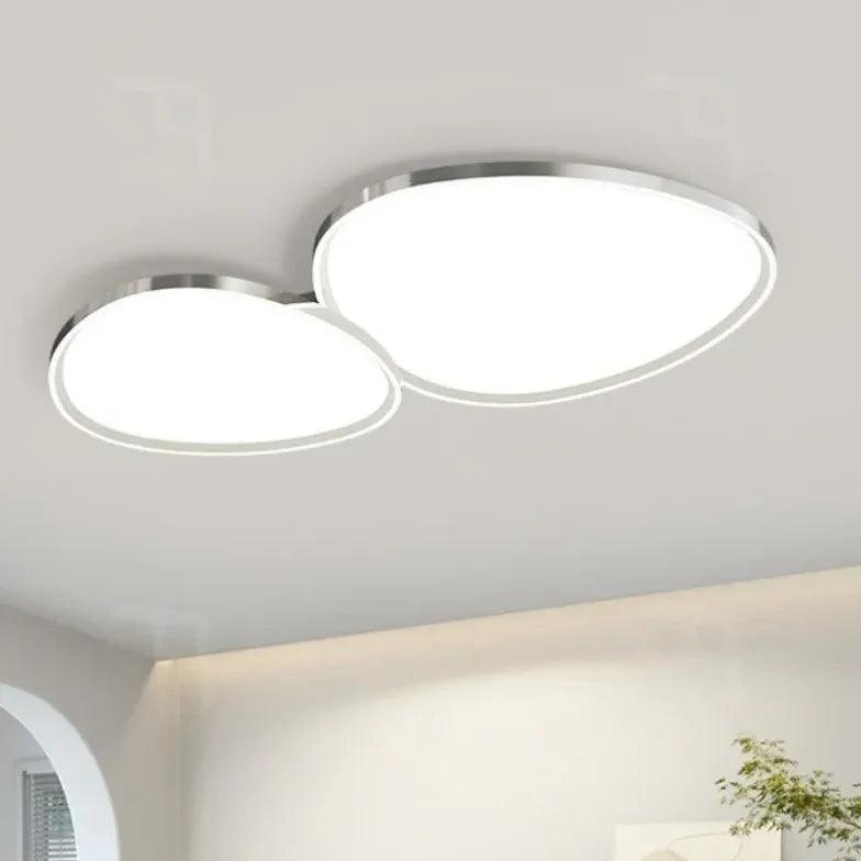 Modern Minimalist Ceiling Light with Tri-Edge Design - Sleek and Streamlined Fixture for Living Room, Bedroom or Office Lighting