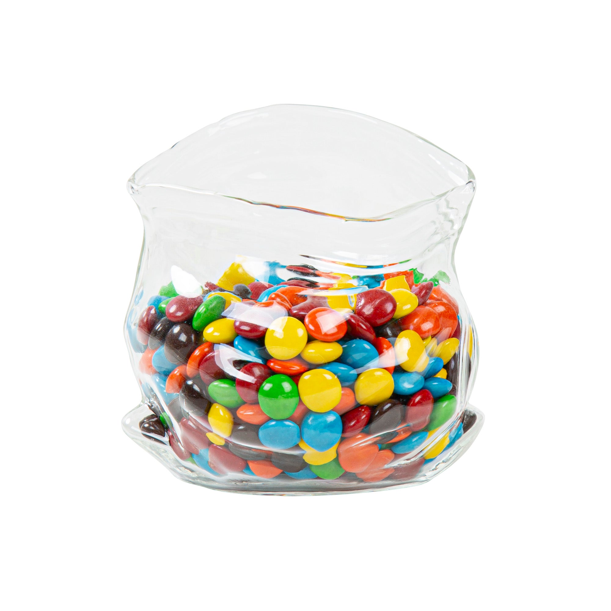 8 oz Clear Glass Storage Bowl with Lid - Round Airtight Food Container (3.25