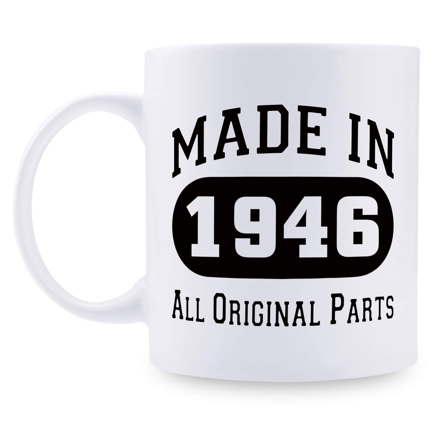 73rd Birthday Gifts for Women - 1946 Vintage Coffee Mug for Mom, Wife, Sister, Friend, Colleague | 11oz Ceramic Cup | Perfect for Tea, Coffee & Office Use