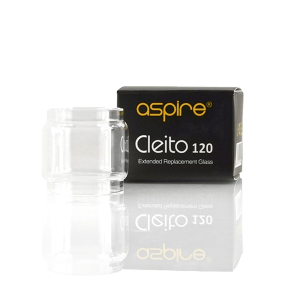 Cleito 120 Replacement Glass Tank - Compatible with Aspire Cleito 120 Sub Ohm Vape - Durable Borosilicate Glass for Smooth Vaping - Perfect for Cloud Chasing and Flavor Enhancement