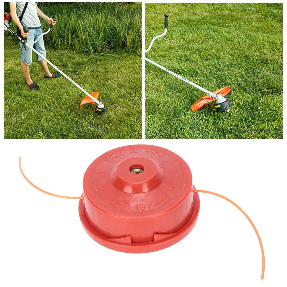 Universal Trimmer Head - Bump Feed Line Spool Replacement for Brush Cutters & String Trimmers - Durable Low Grass Cutting Accessory for Lawn Care, Yard Maintenance & Landscaping