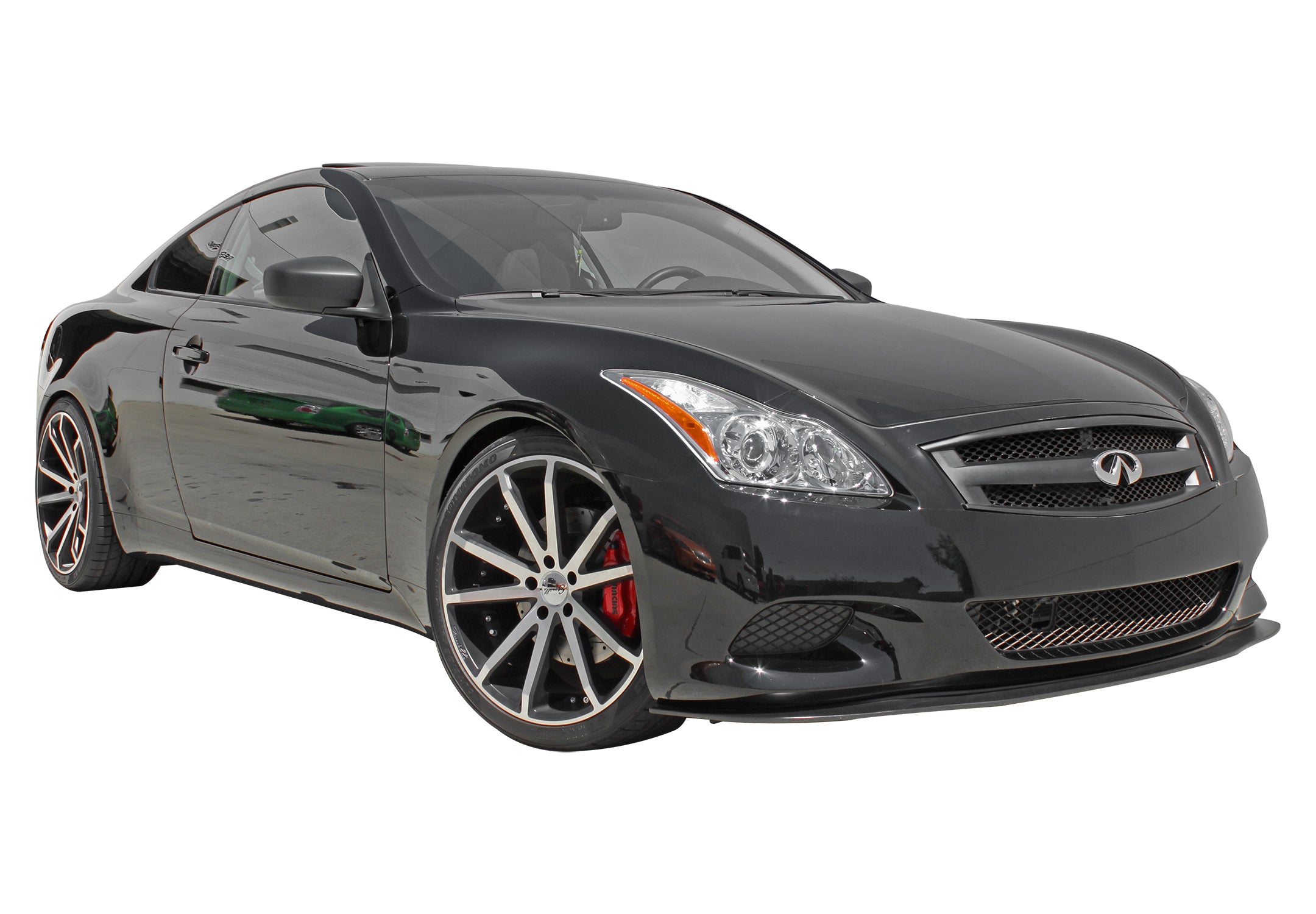 2008-2010 Infiniti G37 Front Bumper Lip Splitter - OEM Sport Style Spoiler (Part #1036040SP) | Enhances Aerodynamics & Aggressive Look for Street or Track Racing