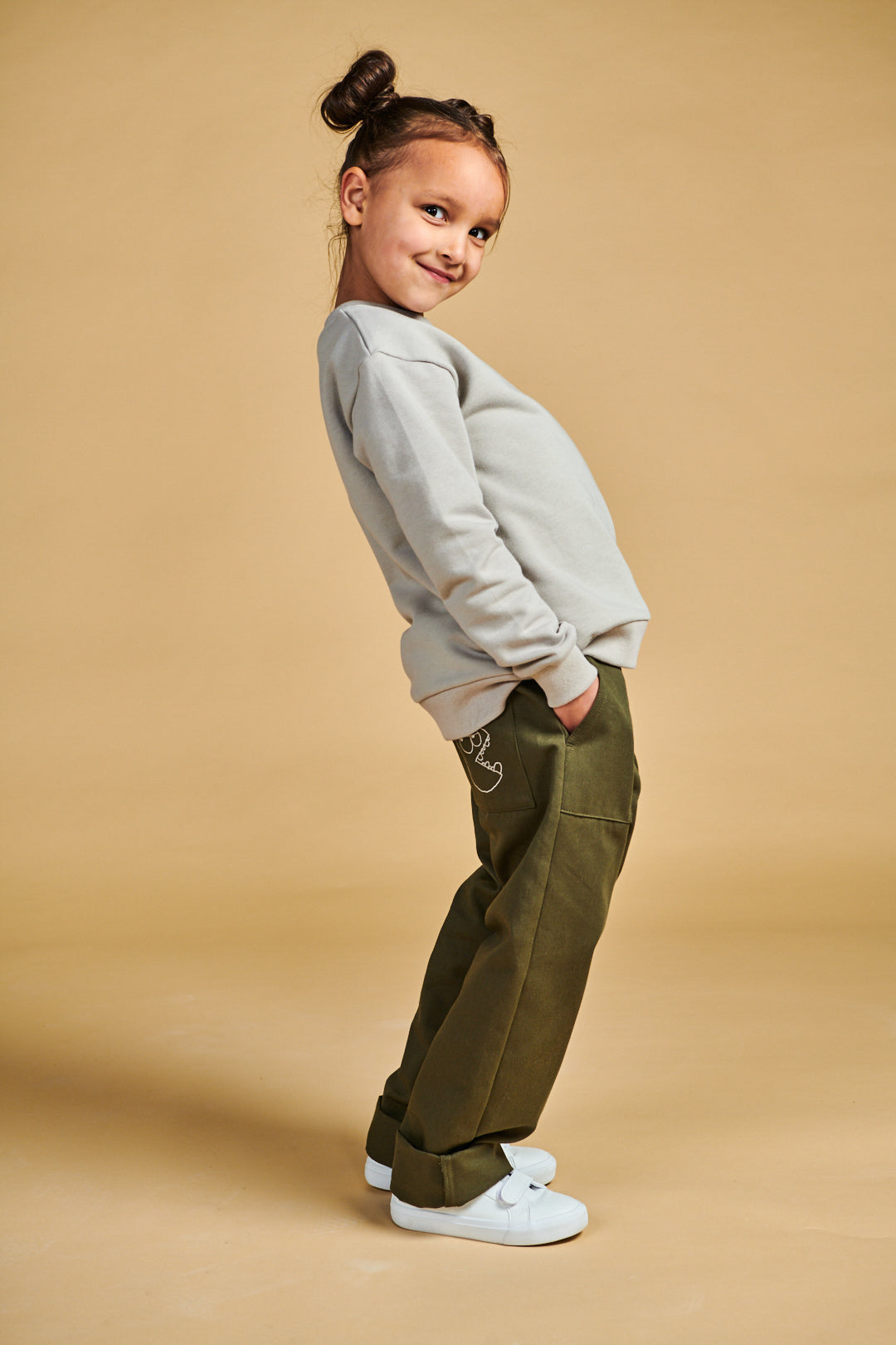 Eco-Friendly Kids Sweatshirt - Plastic-Free Stone Design | Soft Cotton Pullover for Boys & Girls | Perfect for School, Playdates & Outdoor Activities