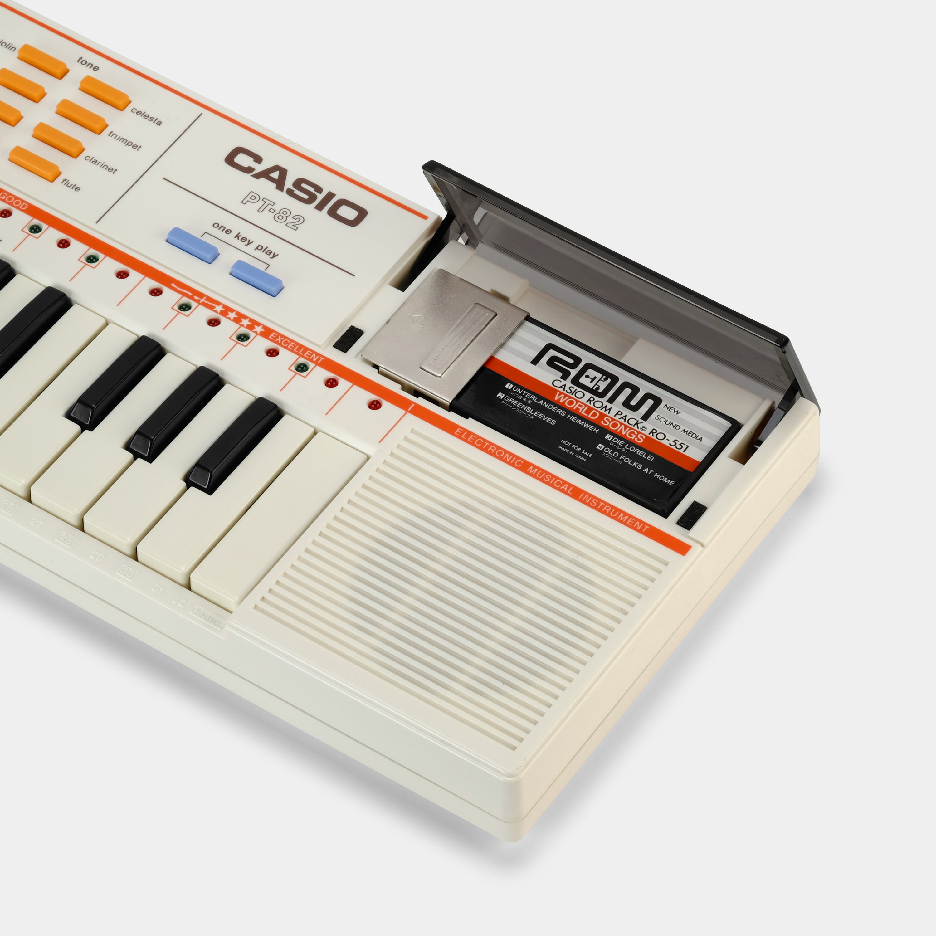 Casio PT-82 32-Key Mini Synthesizer - Portable Electronic Keyboard for Beginners, Kids & Music Lovers (Perfect for Home Practice, Travel & Music Education)