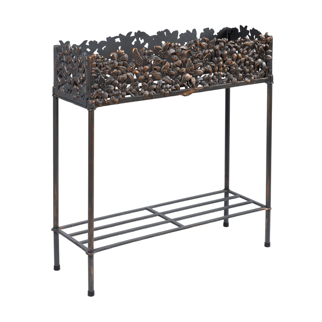 Outdoor Wildflower Flower Box Stand - Rustic Wooden Planter for Garden, Patio & Balcony Decor - Perfect for Home, Wedding & Event Decorations