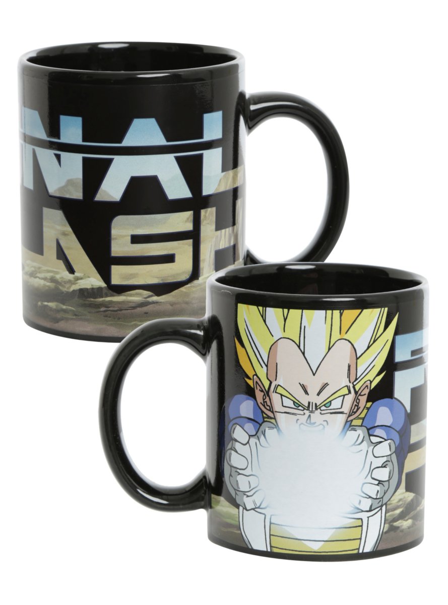 Dragon Ball Z Vegeta Final Move Heat Reveal Coffee Mug - Anime Gift for Fans, Perfect for Home, Office & Collectors