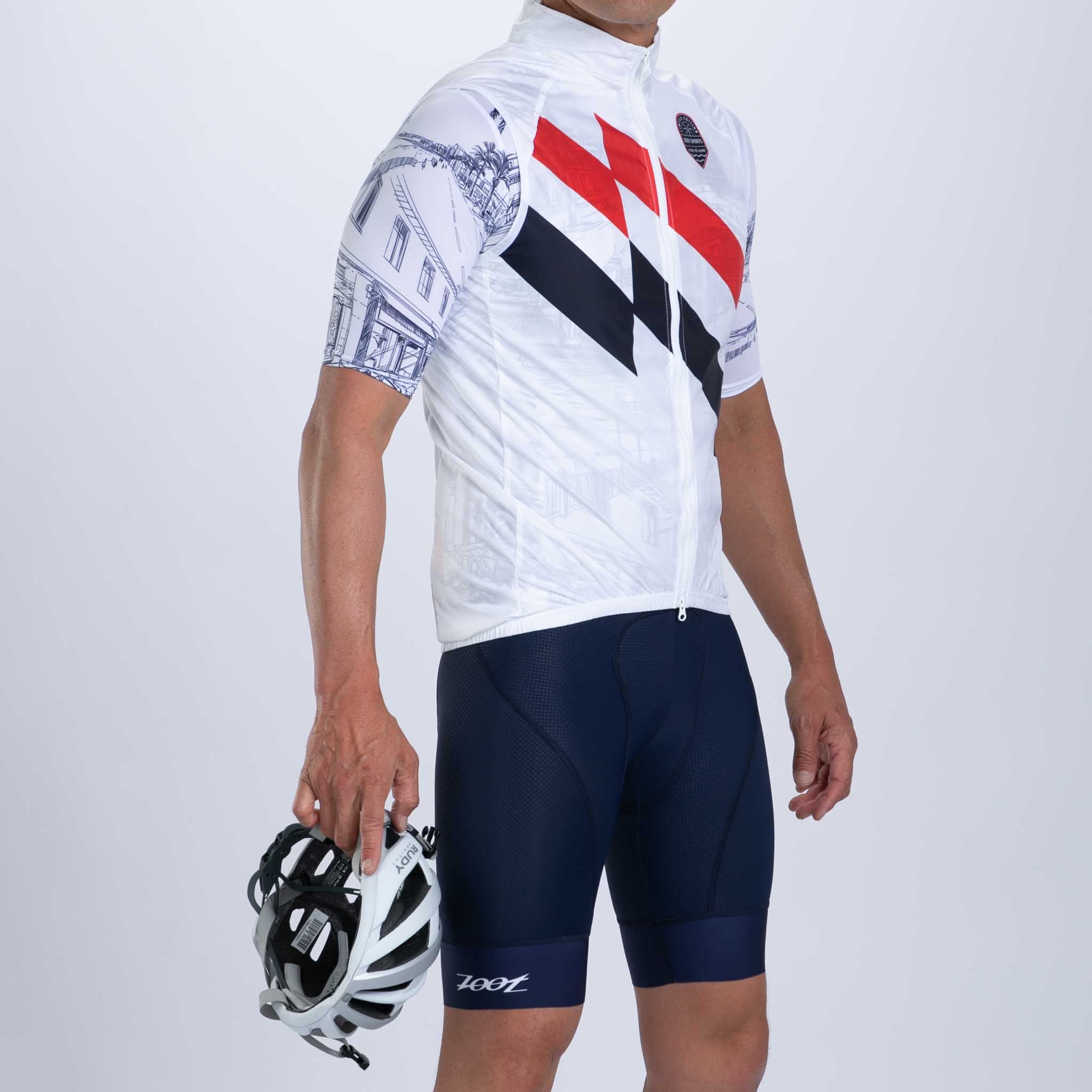 Men's Limited Edition Cycling Vest - Breathable & Lightweight for Outdoor Sports | Perfect for Biking, Running & Hiking in Cote d'Azur