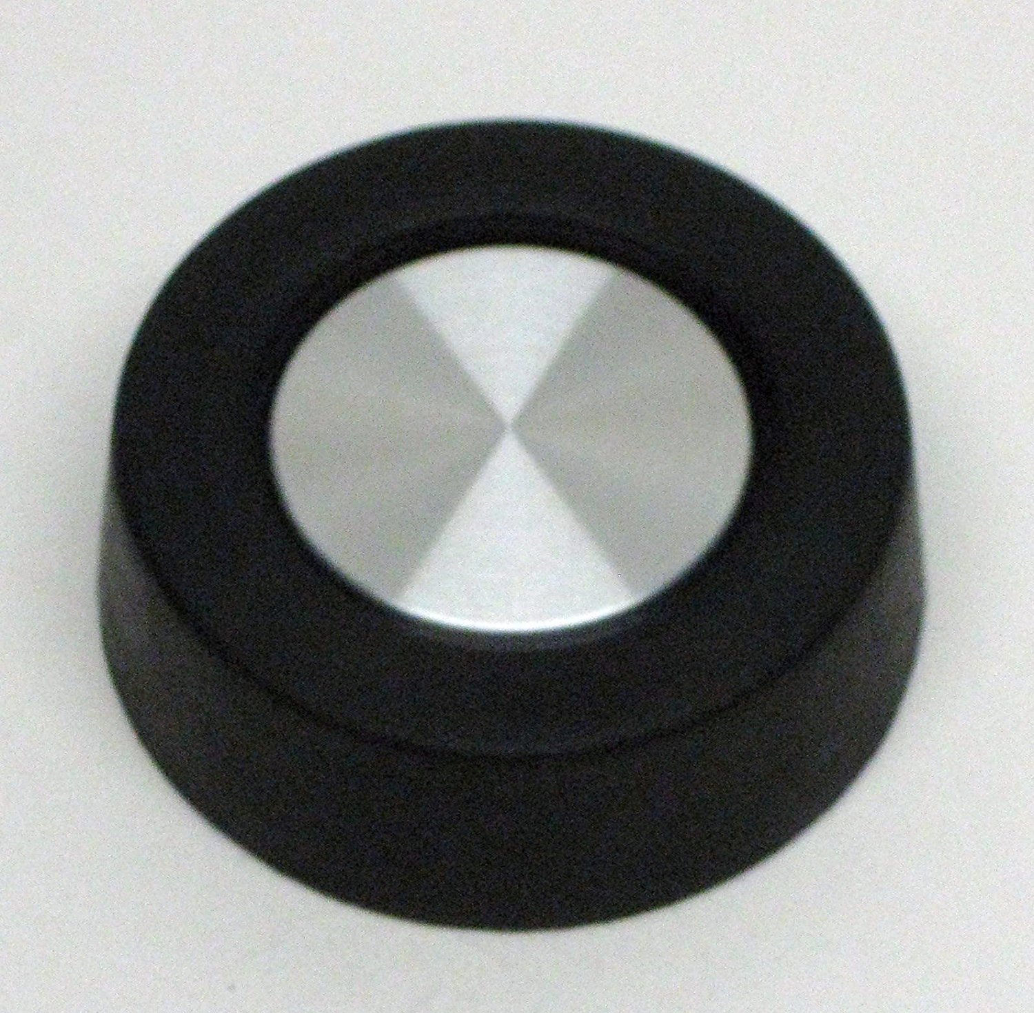 Whirlpool Kenmore Sears Washer Timer Knob Replacement - Black with Chrome Center - Compatible with Top Load Washing Machines - Perfect for DIY Appliance Repair and Maintenance