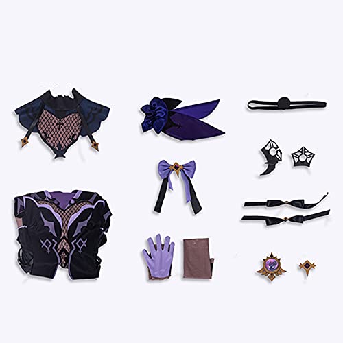 Genshin Impact Fischl Cosplay Costume - Official Anime Dress for Halloween, Conventions & Cosplay Events | Premium Quality Roleplay Outfit