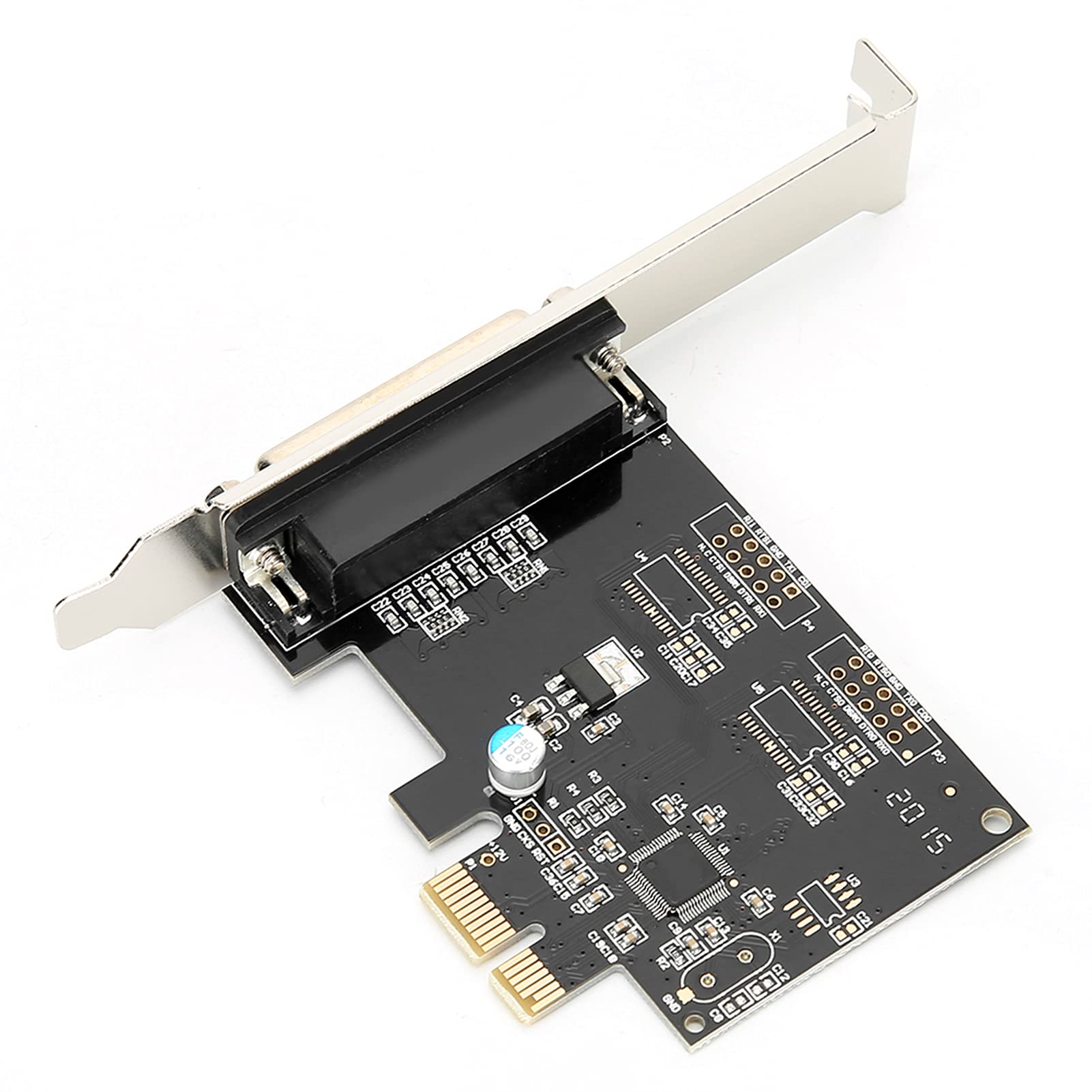 PCI Express Single Parallel Port Card - LPT Printer Adapter with DB25 Connector | Multi-OS Support for Windows/Linux | Ideal for Legacy Printers, CNC Machines & Industrial Equipment