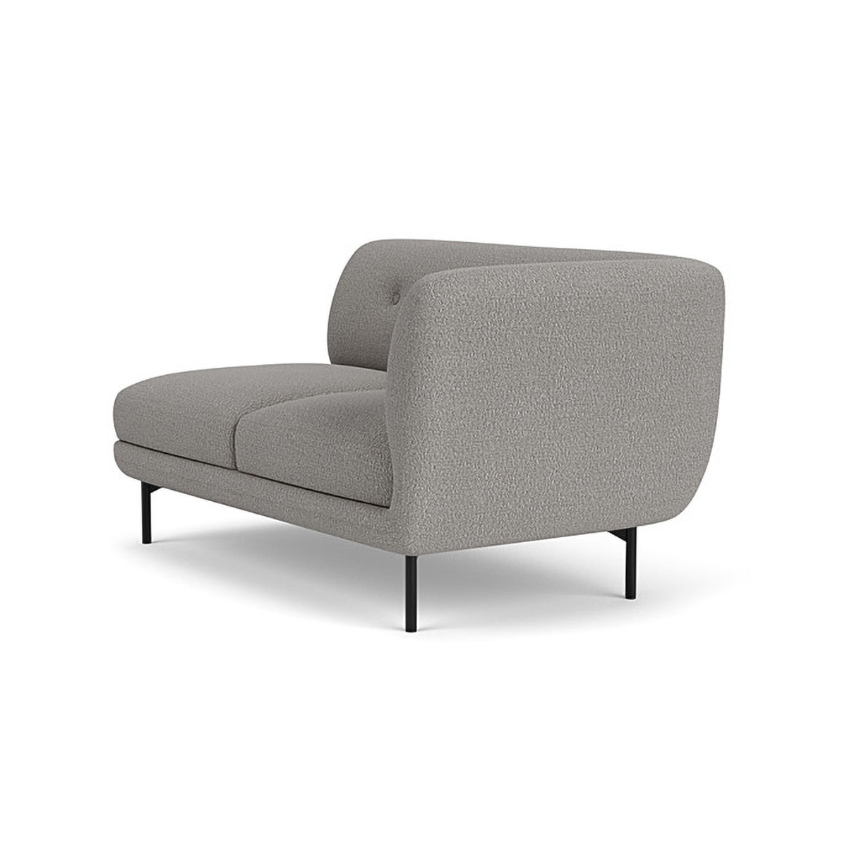 Alfred Boucle Right 2 Seater Modular Sofa - Modern Comfortable Sectional Couch for Living Room, Lounge & Small Spaces