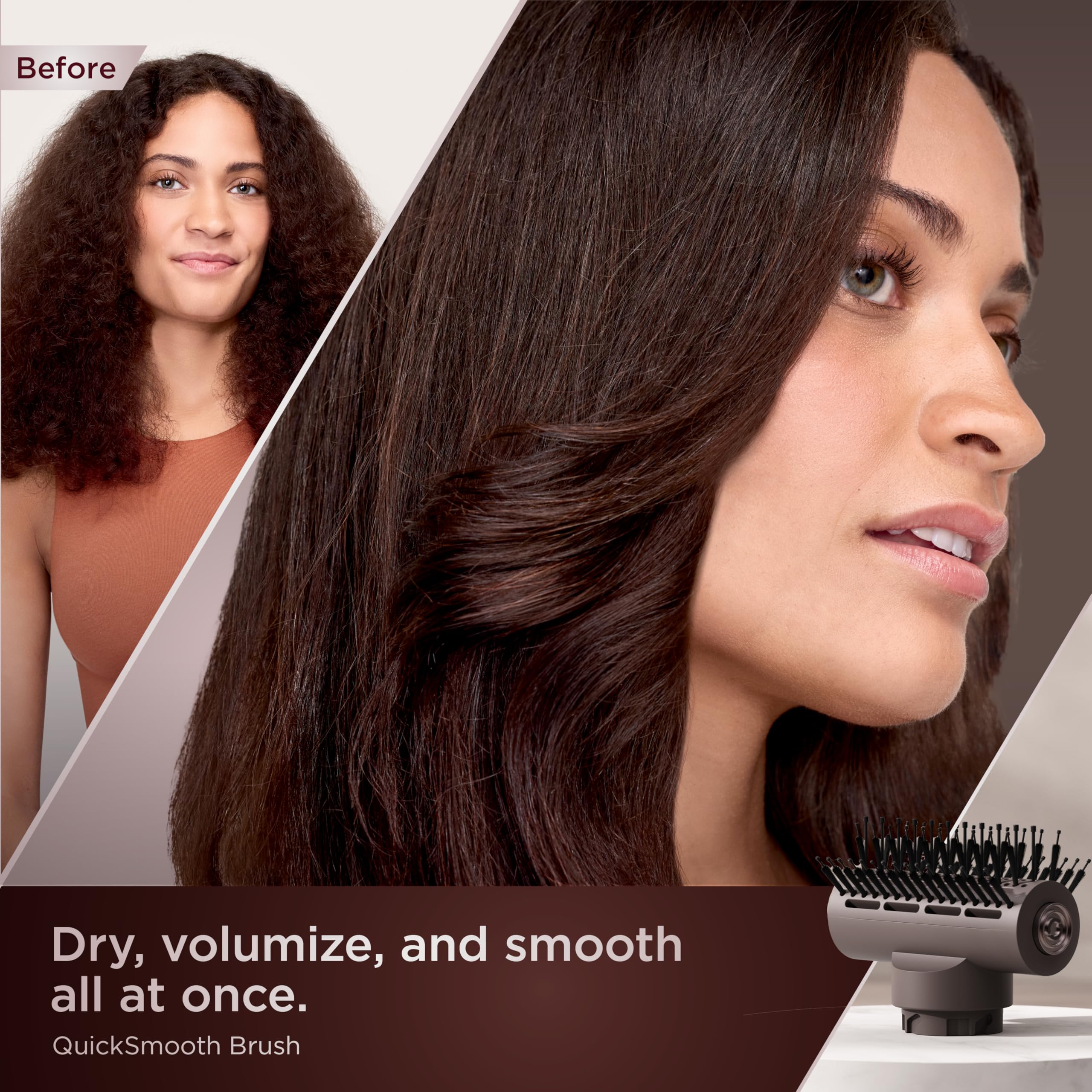 Shark SpeedStyle Pro Flex Professional Hair Dryer - Lightweight Ionic Blow Dryer with Scalp Shield & IQ Speed Technology | No Heat Damage | Fast Drying for Salon-Quality Styling at Home | Perfect for Travel & Daily Use (Mocha Silver, HD542)
