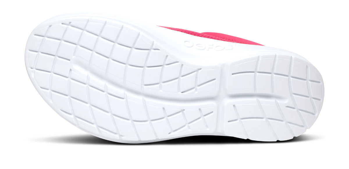 Women's OOcoozie Sport Mule Shoes - Neon Berry Color | Comfortable Slip-On Sneakers for Running, Gym & Casual Wear