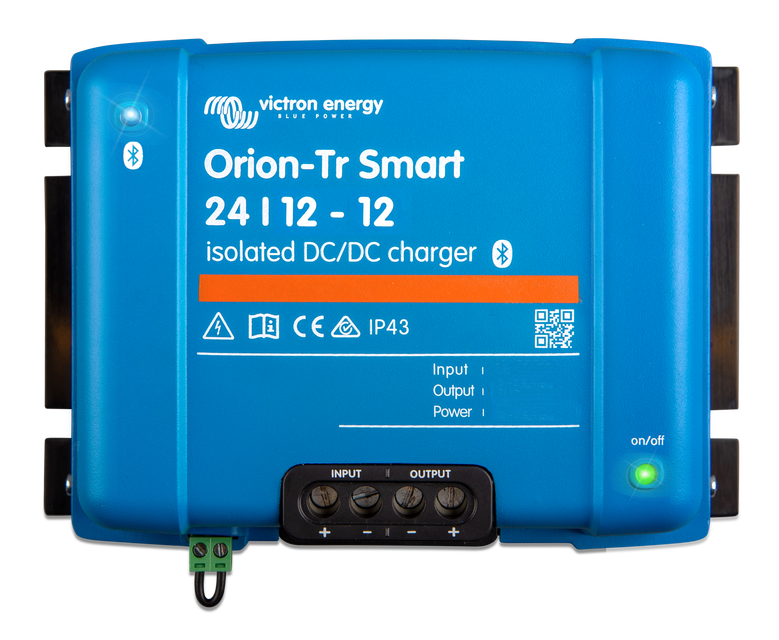 Victron Energy Orion Tr Smart 24/24 12A (280W) Isolated DC-DC Charger - Perfect for RVs, Boats, and Off-Grid Solar Power Systems