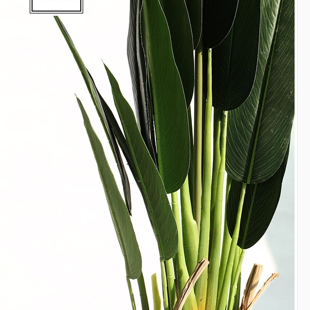 Artificial Strelitzia Fake Tree - Large Bird of Paradise Potted Plant for Indoor & Outdoor Decor - Modern Faux Plant for Home, Office, Wedding & Gift Giving