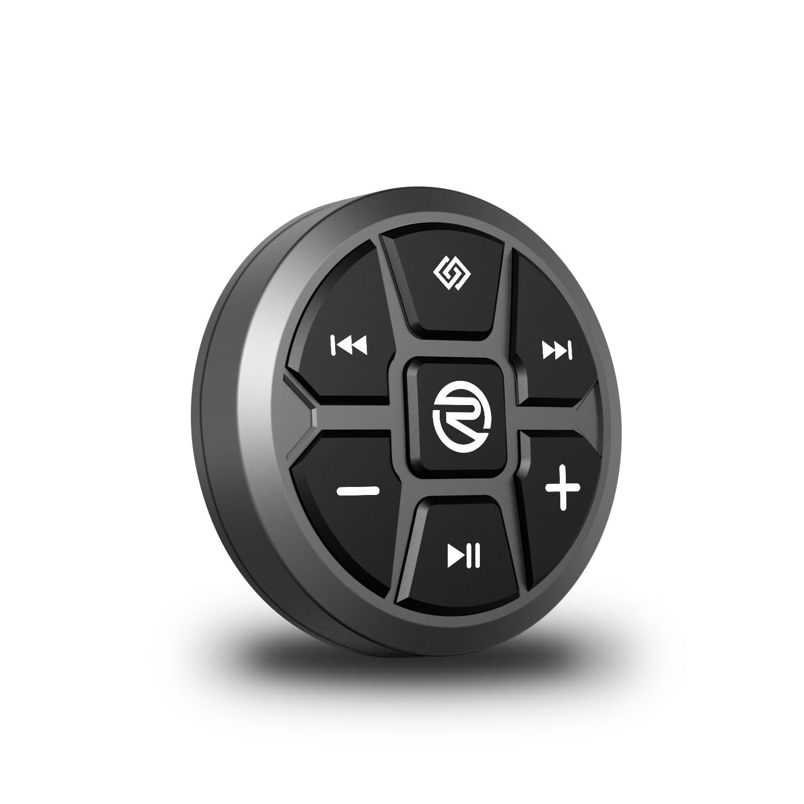Recoil PRC2B Waterproof Bluetooth Media Button - Summon Voice Assistant, Wearable & Steering Wheel Remote Control for iOS/Android | Perfect for Car, Bike, Boat & Powersports Vehicles | Hands-Free Music & Call Control While Driving, Cycling or Boating