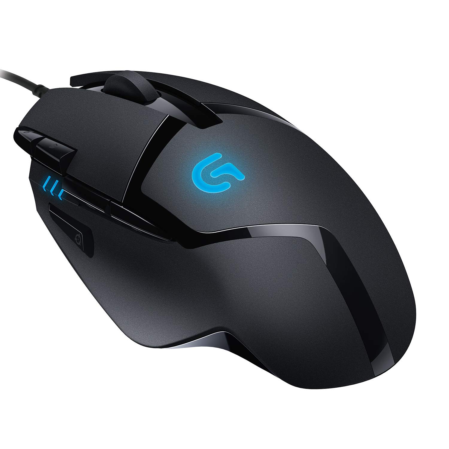 Logitech G432 Wired Gaming Headset with 7.1 Surround Sound, DTS Headphone:X 2.0 & G402 Hyperion Fury Gaming Mouse 4000 DPI Lightweight Design - Perfect for PC Gaming, Streaming and Esports Tournaments