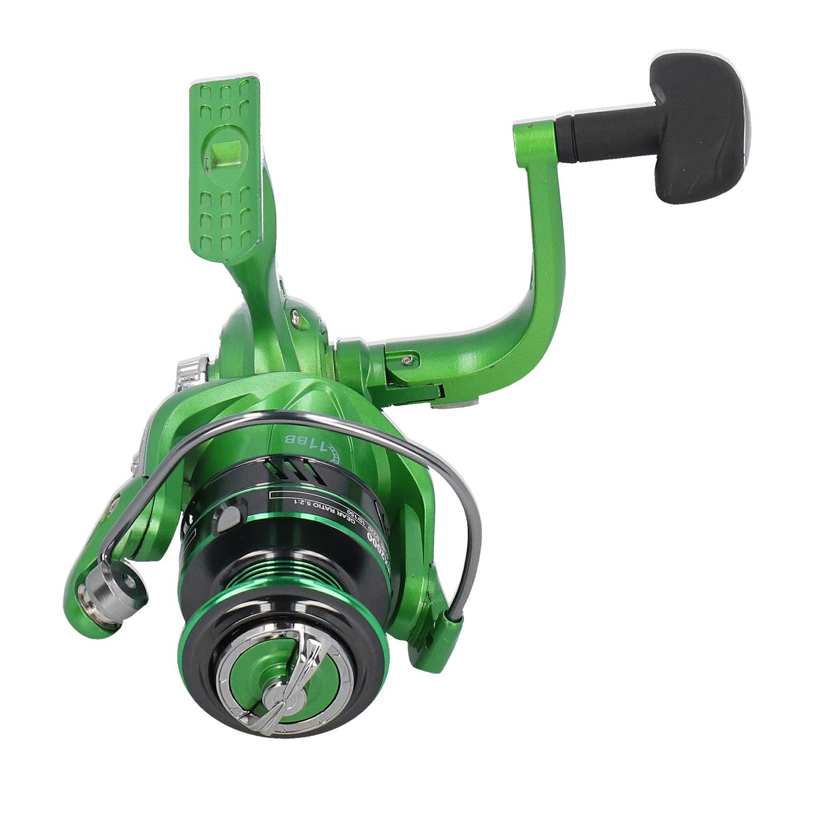 MX2000 High Speed Metal Fishing Reel - Smooth Casting Saltwater & Freshwater Spinning Reel for Rock Fishing & Sea Rods | Durable Fishing Gear Accessories for Surf, Pier & Boat Angling