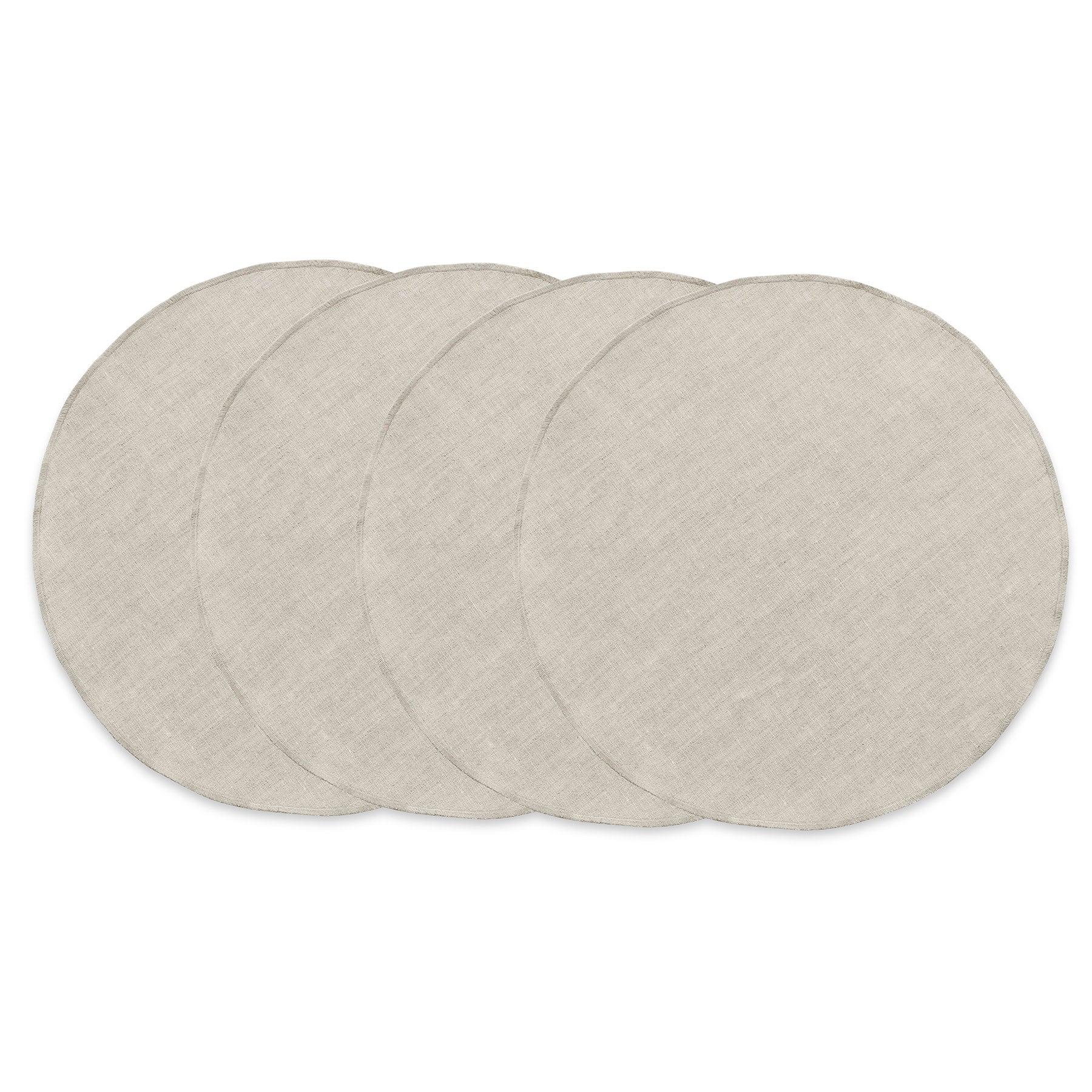 Premium Round Placemats Set of 4 - Non-Slip Heat Resistant Table Mats for Dining & Decor - Perfect for Dinner Parties, Holidays & Everyday Use