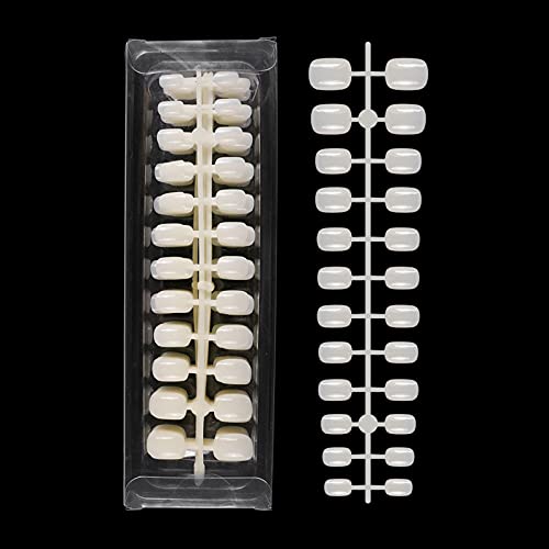 240Pcs Small Short Nail Tips for Kids - Practice Nail Art, Polish Display & Salon Training - Perfect for Children's Nail Practice, DIY Manicure & Professional Nail Tech Training
