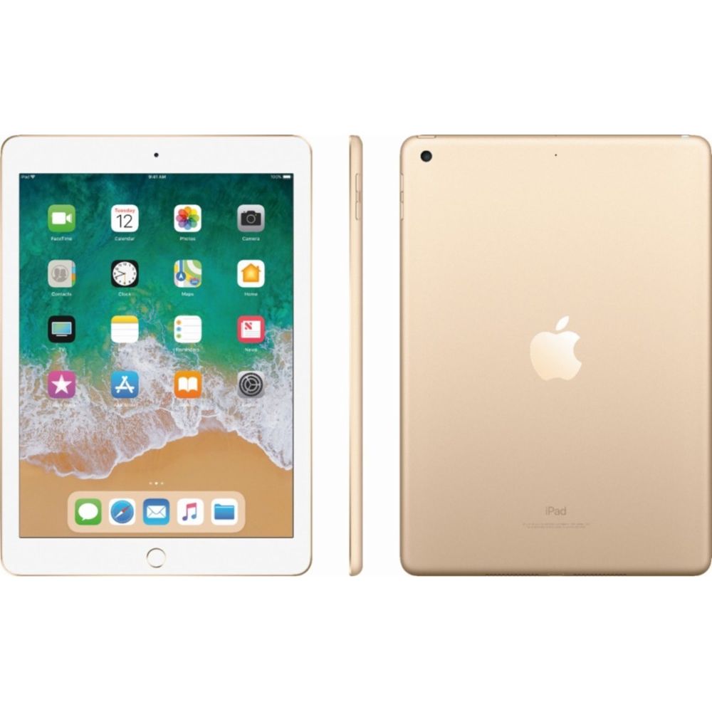 Apple iPad 2017 32GB Wi-Fi Gold (MPGT2LL/A) - Perfect for Work, Study & Entertainment