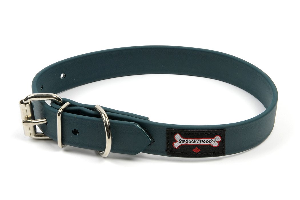 Smoochy Poochy Soft & Durable Polyvinyl Dog Collar - Adjustable Pet Collar for Small Medium Large Dogs (Multiple Colors) | Perfect for Daily Walks, Training & Outdoor Adventures