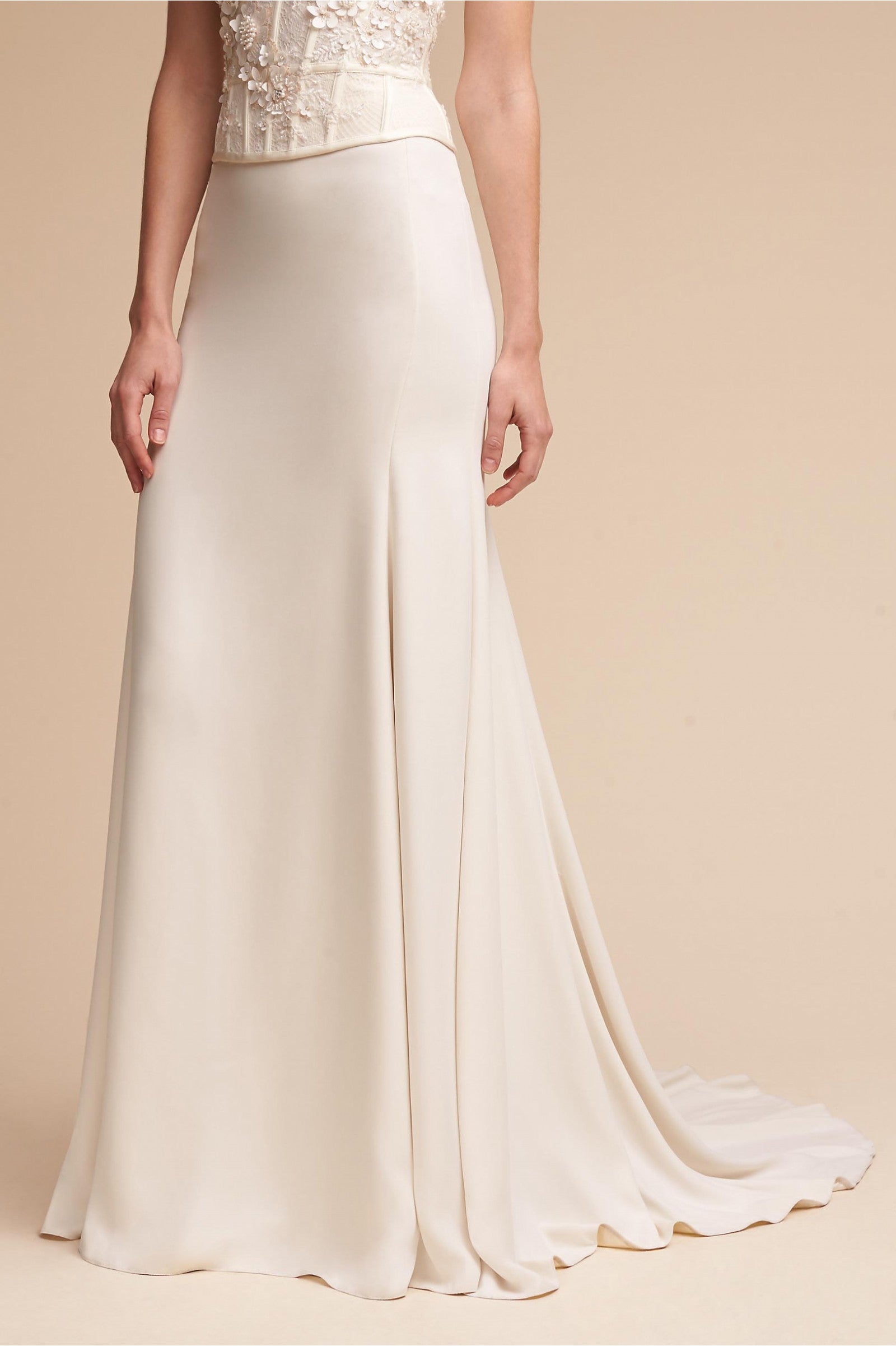BHLDN Willowby by Watters Nikkie 58355 Floral Lace Wedding Skirt - Perfect for Bridal, Formal Events & Photoshoots