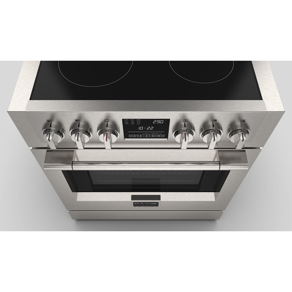 Fulgor Milano 30 Inch 600 Series Stainless Steel All Electric Induction Range - F6PIR304S1 | Professional Kitchen Appliance for Home Chefs & Modern Cooking