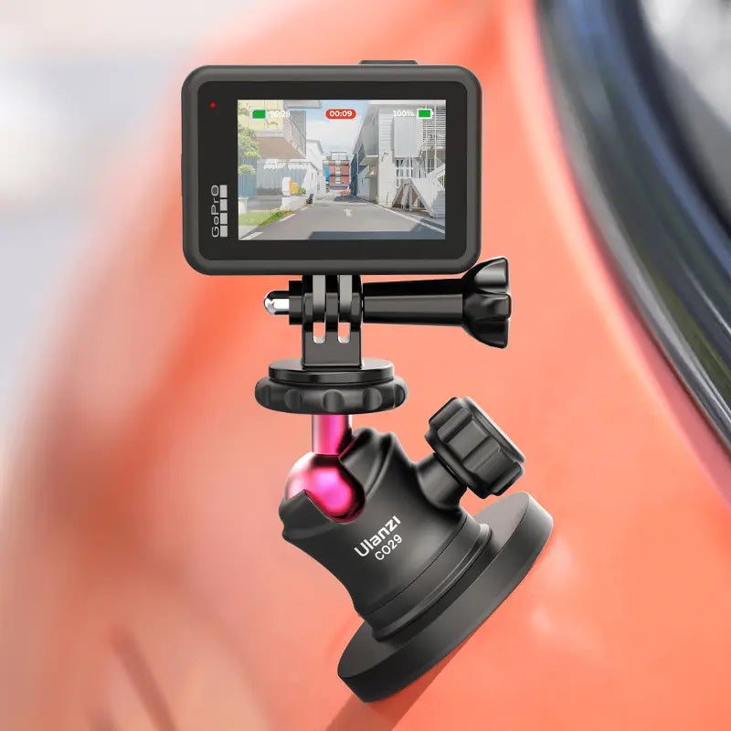 Ulanzi C062GBB1 Magnetic Camera Mount for GoPro, DJI, Action Cameras - Secure & Adjustable Hands-Free Mounting for Vlogging, Cycling, Travel Adventures
