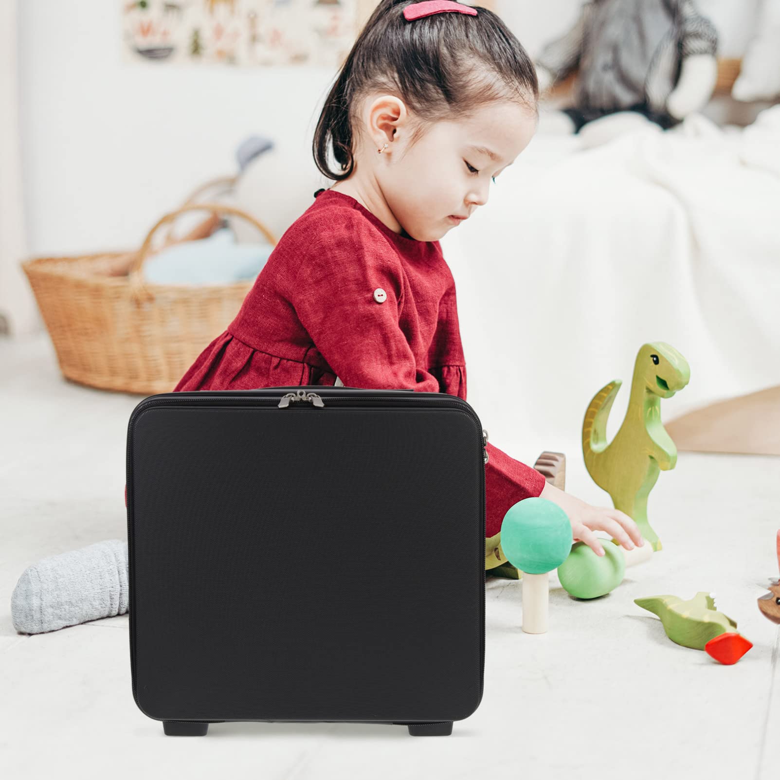 PRETYZOOM Kids Travel Makeup Suitcase - Hard Shell Cosmetic Organizer with Luggage for Girls, Portable Beauty Case for Travel, School & Sleepovers | Perfect for Cosmetics, Toiletries & Accessories Storage