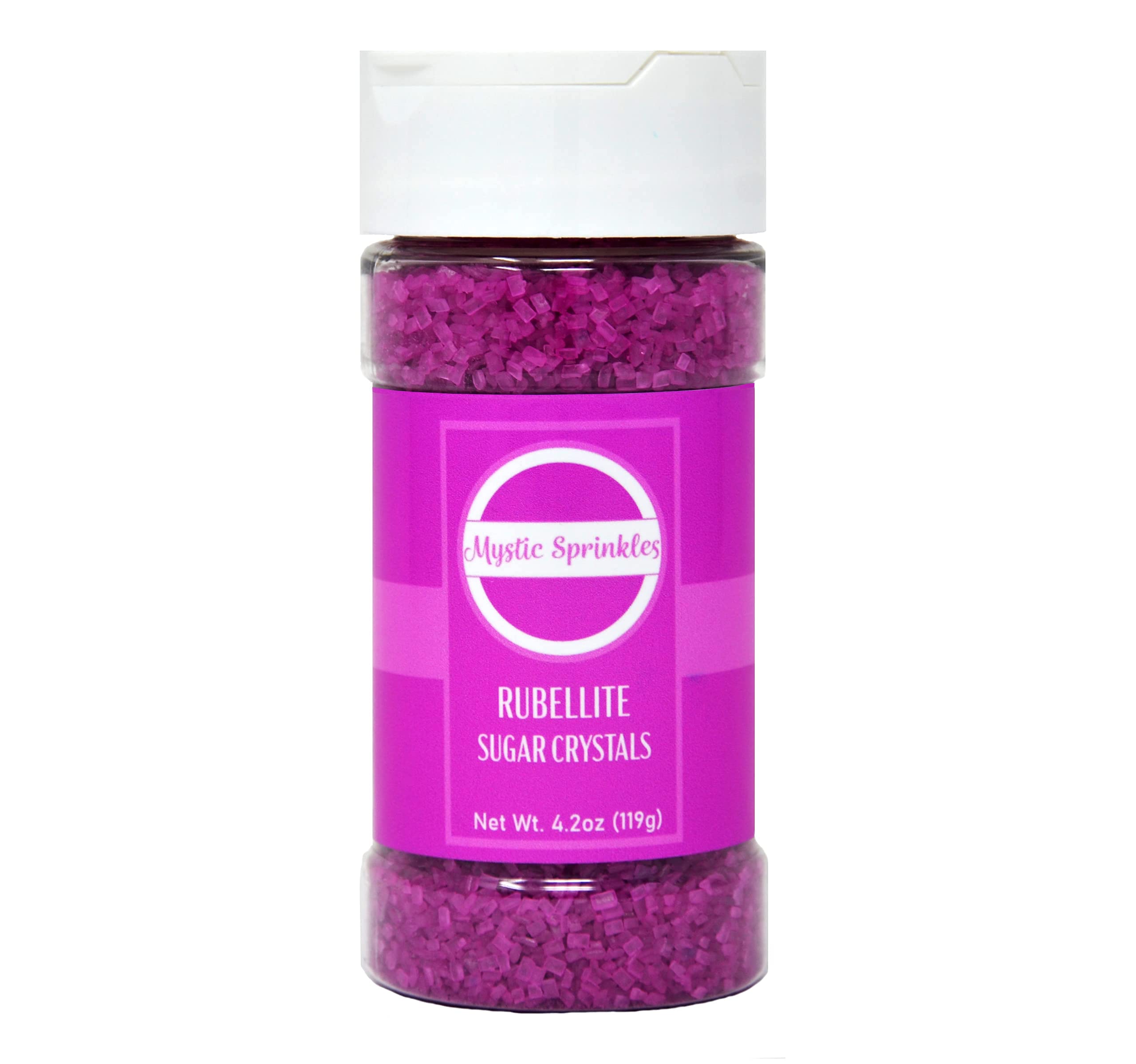 Mystic Sprinkles Sugar Crystals 4.2oz - Purple for Baking & Decorating