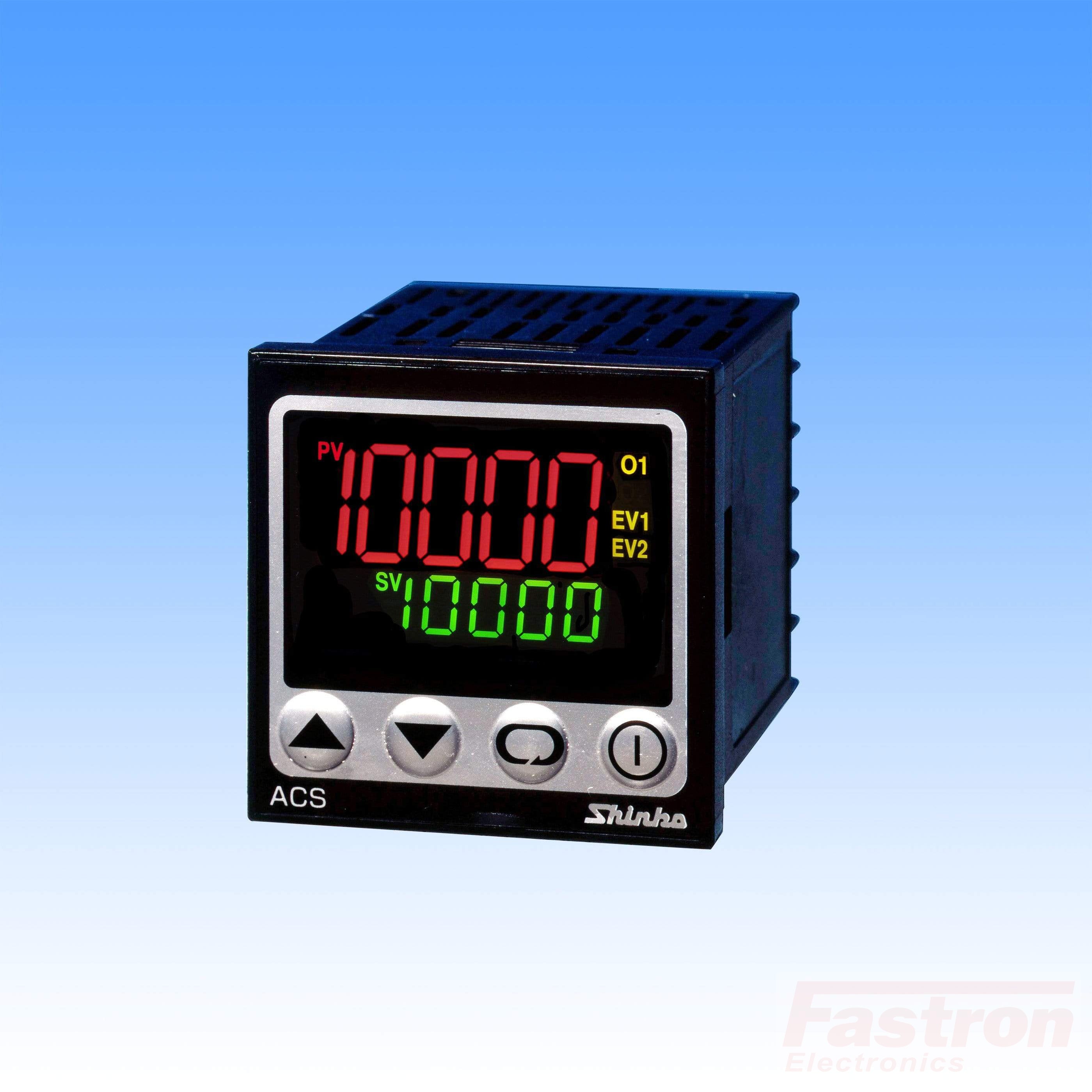 ACS13AR/M A2 Temperature Controller - 48x48mm, 100-240VAC, Relay Output with 2nd Alarm | Perfect for HVAC, Industrial Automation & Process Control