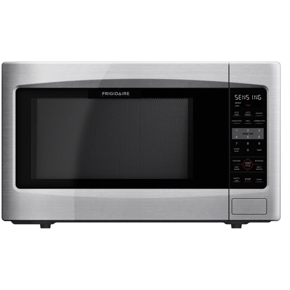 Frigidaire 2.2 Cu. Ft. Stainless Steel Countertop Microwave Oven - Perfect for Small Kitchens, Dorms & Office Break Rooms