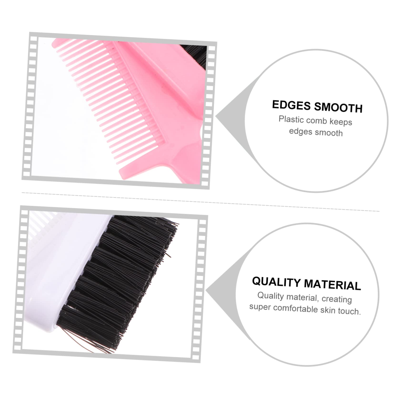 Professional Eyebrow Brush & Comb Set - 2 Pack (6 Pieces) for Perfect Eyebrow Shaping & Lash Separation - Salon, Home & Travel Makeup Kit - Ideal for Eyebrow Grooming, Makeup Application & Beauty On-The-Go