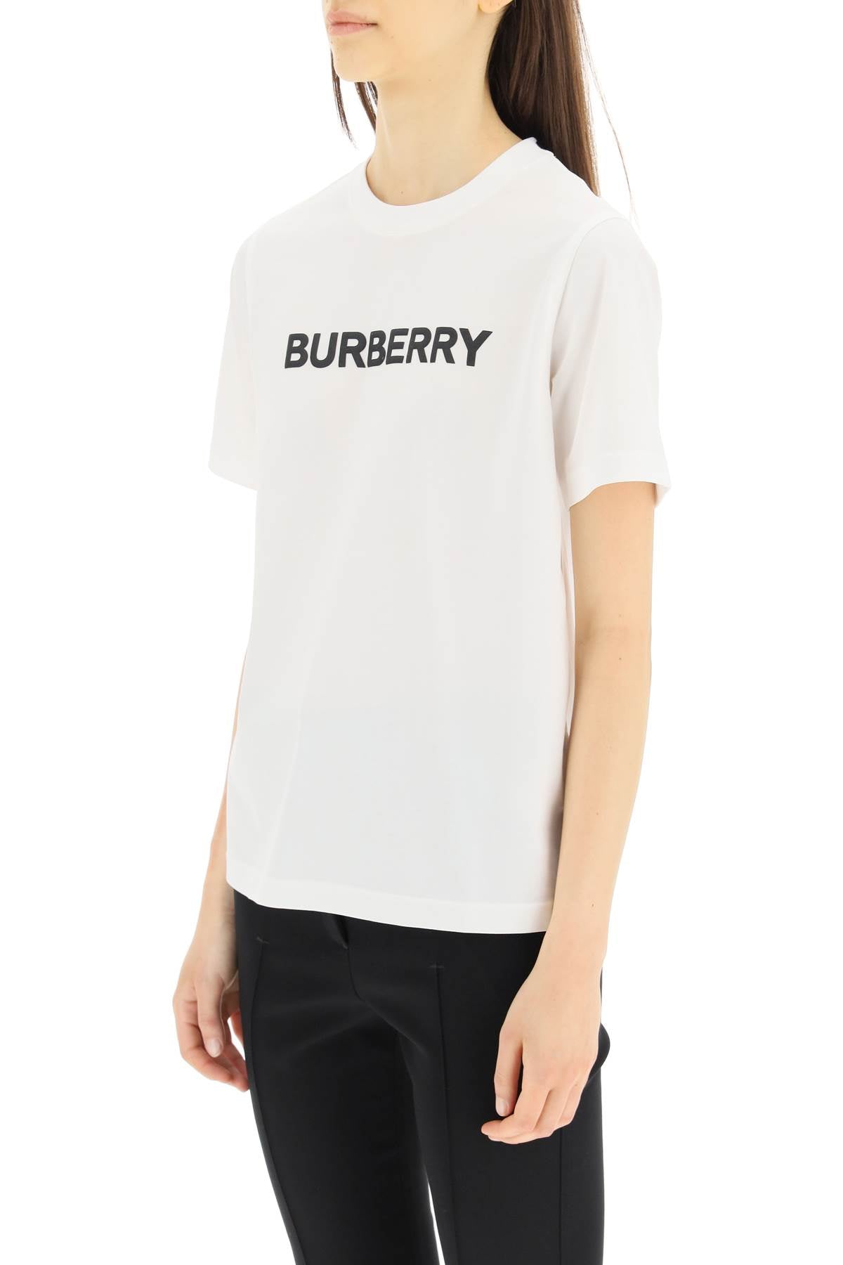 Burberry Logo T-Shirt for Men & Women | Classic Cotton Crewneck Tee with Iconic Branding - Perfect for Casual Wear, Street Style & Everyday Outfits