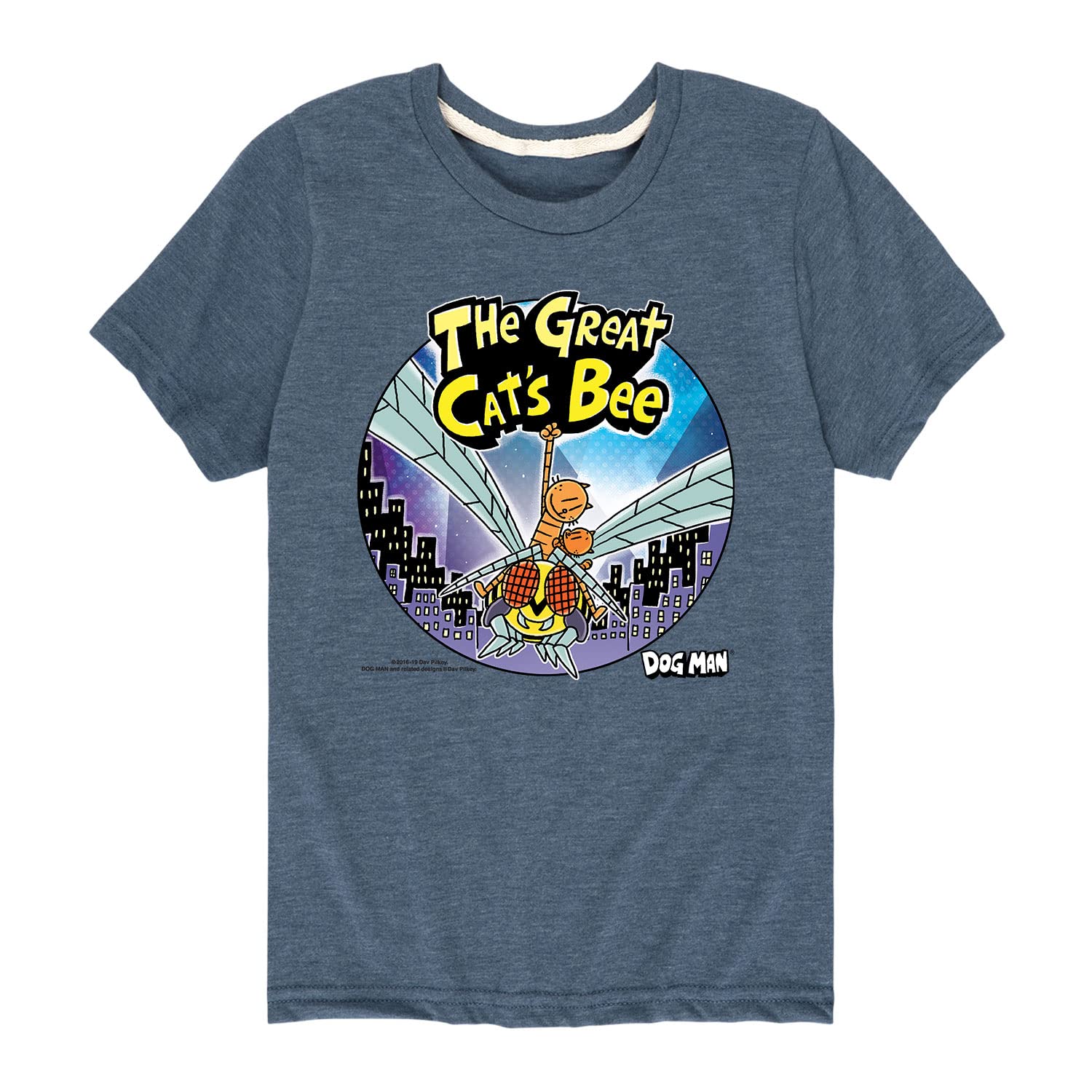 Dog Man Catsbee Kids T-Shirt - Fun Graphic Tee for Toddlers & Youth