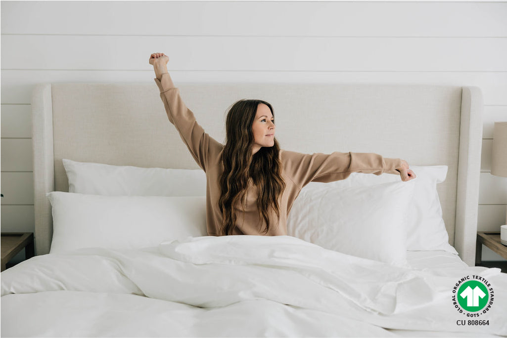 Organic ZipPure Duvet Cover Set - Hypoallergenic & Breathable Bedding for All Seasons | Perfect for Master Bedroom, Guest Room & Airbnb
