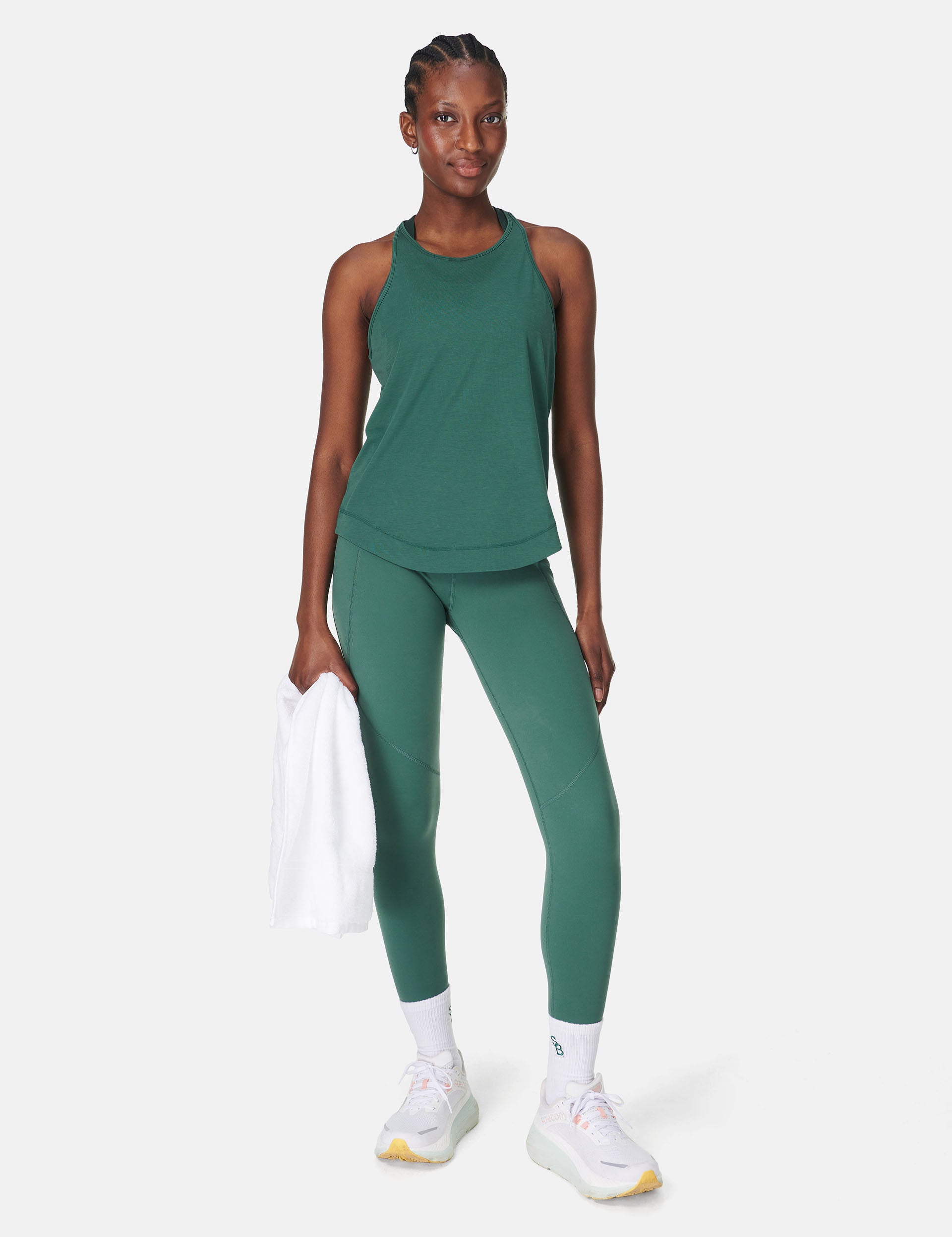 Breathe Easy Running Vest - Glade Green | Lightweight & Breathable for Outdoor Jogging & Hiking