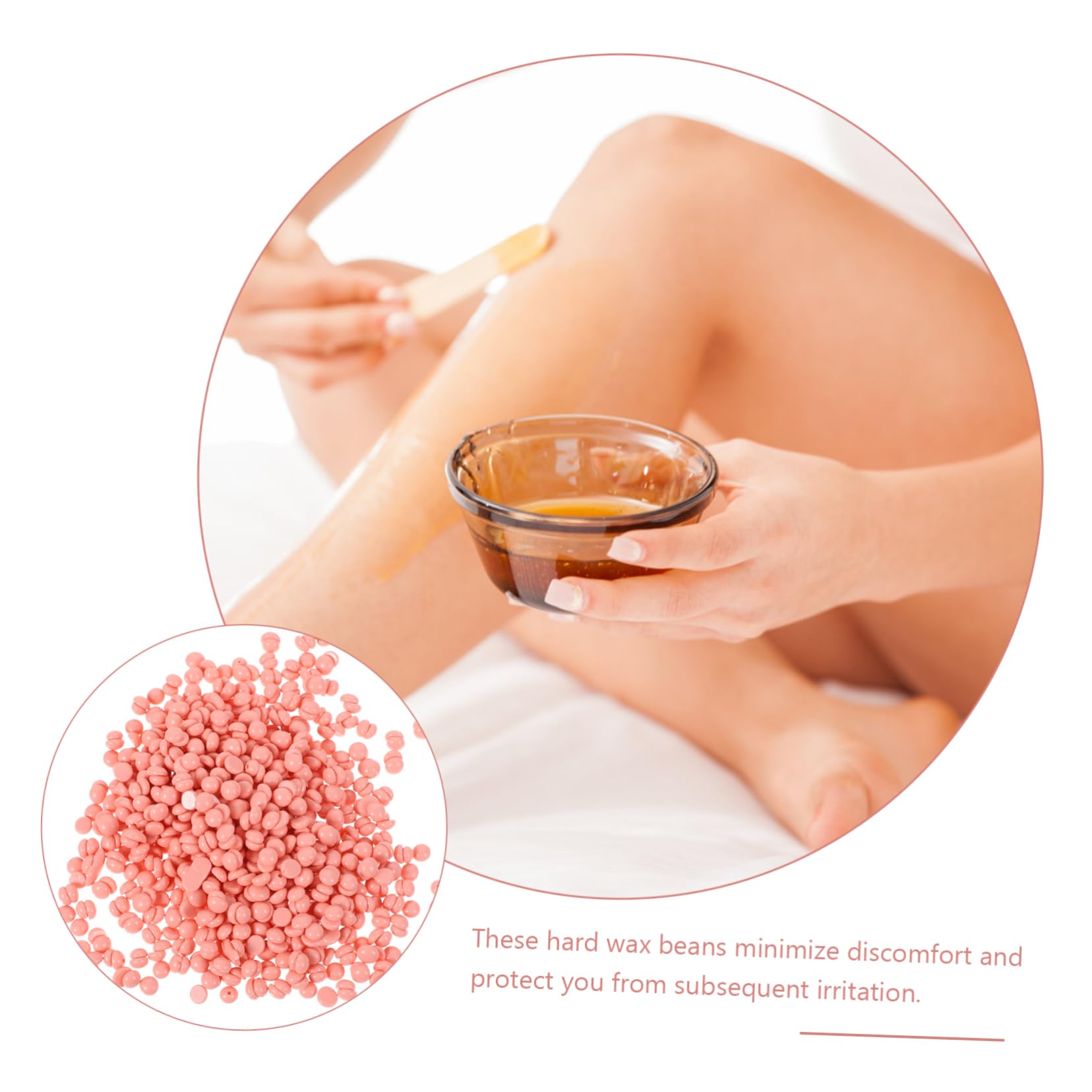 Professional Hair Removal Wax Kit - Hard Wax Beans, Wax Warmer & Waxing Sticks for Smooth Skin | Facial & Body Hair Removal | At-Home Waxing for Legs, Bikini & Underarms