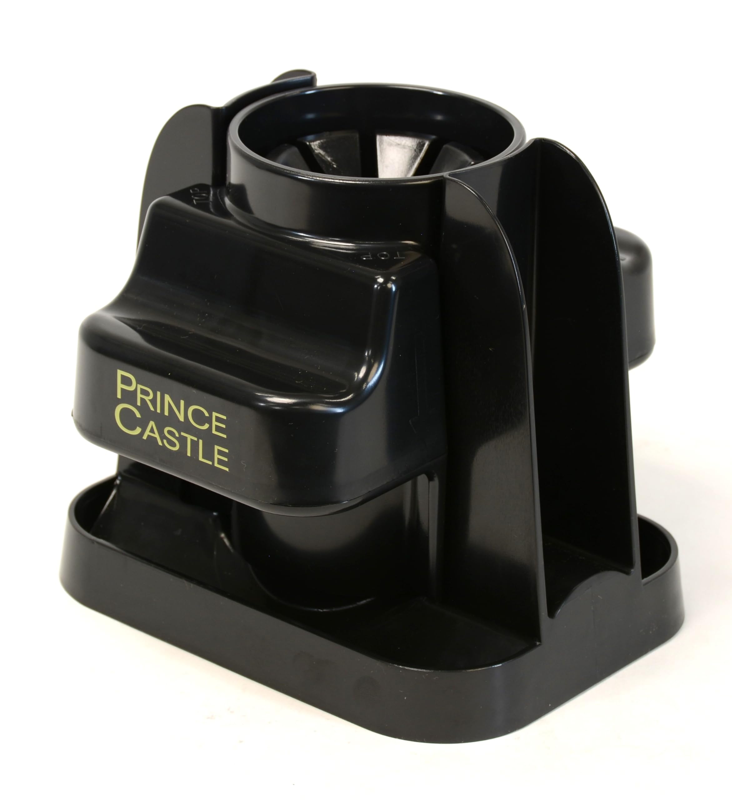 Prince Castle 8-Section Citrus Saber - Professional Lime & Lemon Cutter for Commercial Kitchens, Restaurants, Bars & Home Use - Heavy Duty Fruit Slicer with 8 Wedges (Black) - Perfect for Cocktail Garnishes, Juice Bars & Food Presentation