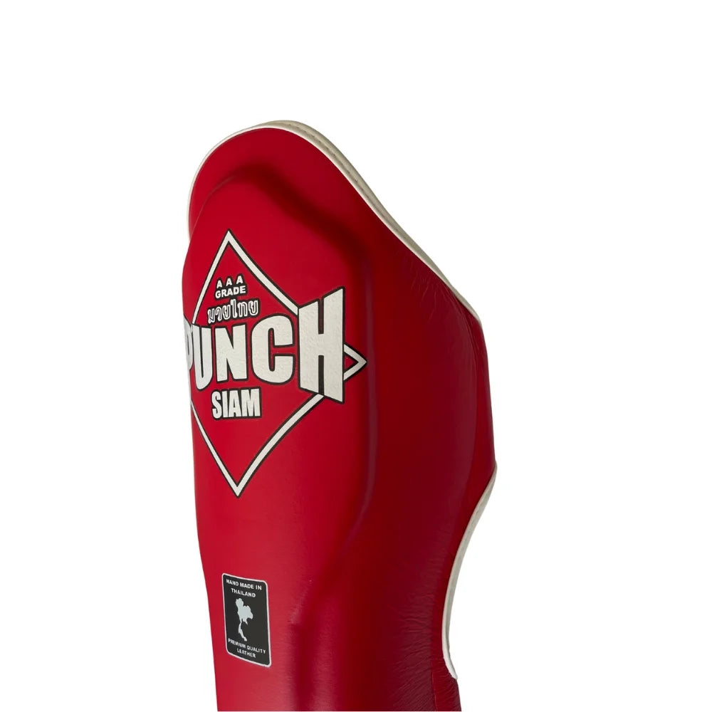 Premium Siam™ Leather Shin Pads - High-Quality Soccer Shin Guards for Men & Women - Perfect for Training, Matches & Sports Protection