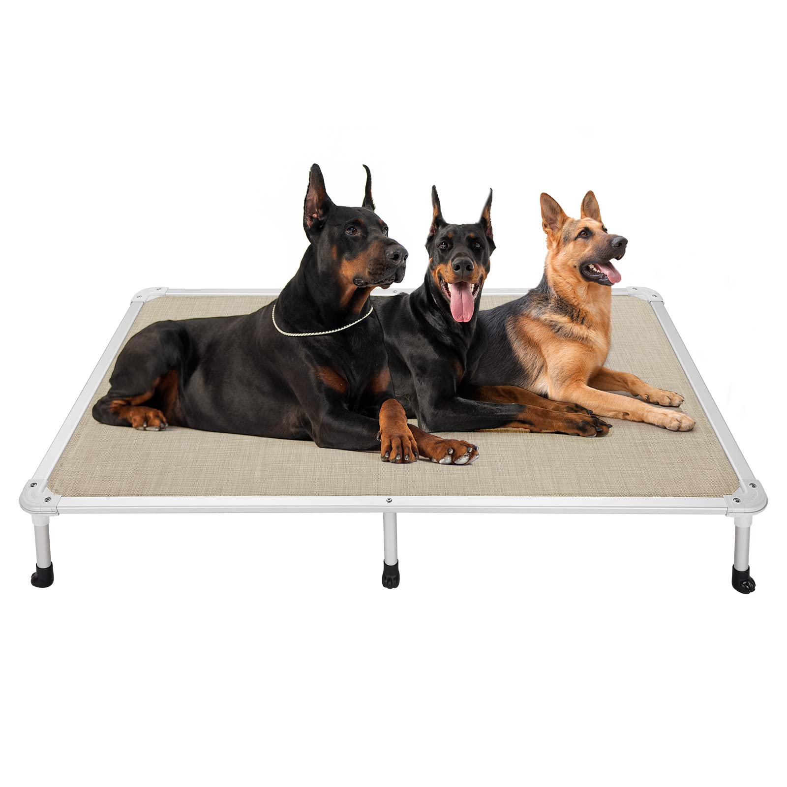 Veehoo Chew Proof Cooling Dog Bed - Durable Raised Pet Cot for Indoor/Outdoor Use