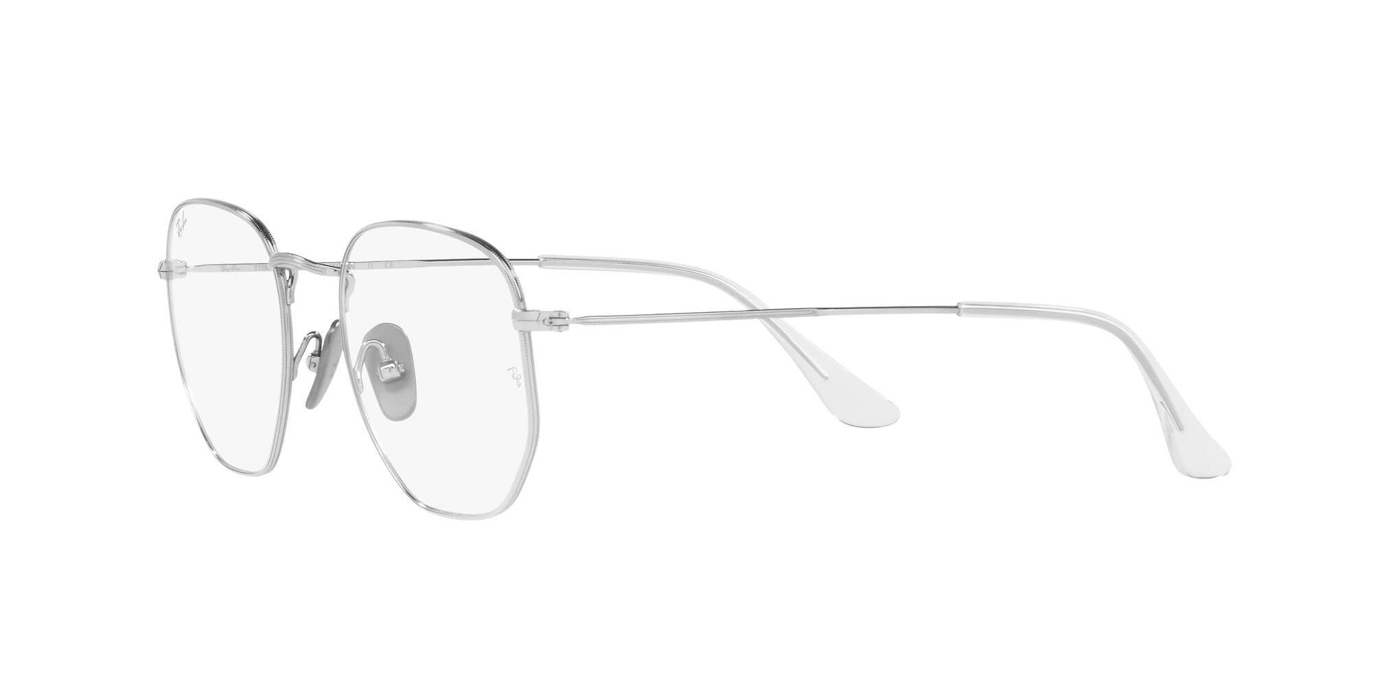 Ray-Ban Rx8148v Hexagonal Titanium Prescription Glasses Frames - Lightweight Durable Eyewear for Men & Women | Perfect for Reading, Driving & Fashion Accessories