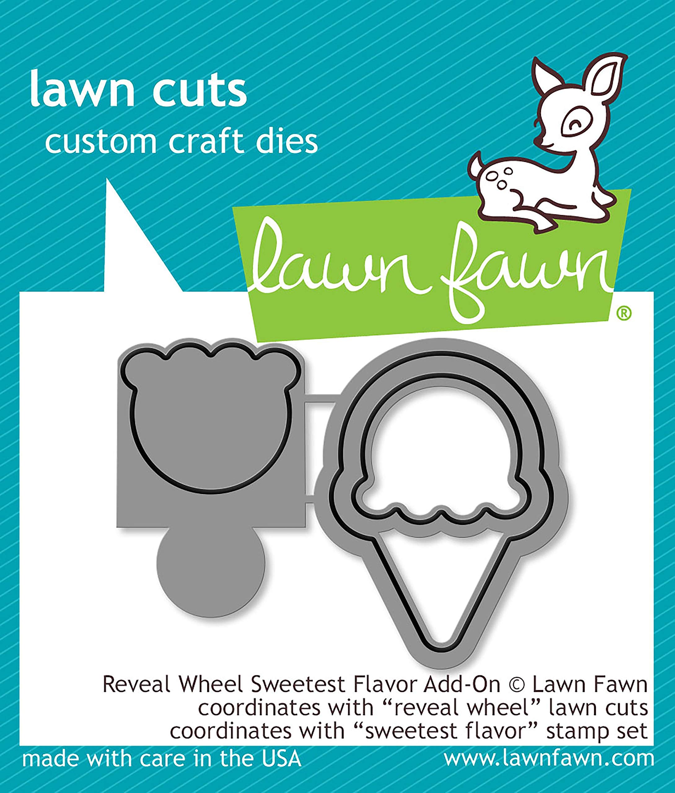 Lawn Cuts Custom Craft Die-Reveal Wheel Sweetest Flavor -LF1700 | Premium Die-Cutting Tool for DIY Scrapbooking, Card Making & Paper Crafts | Perfect for Home Decor, Gift Wrapping & Creative Projects
