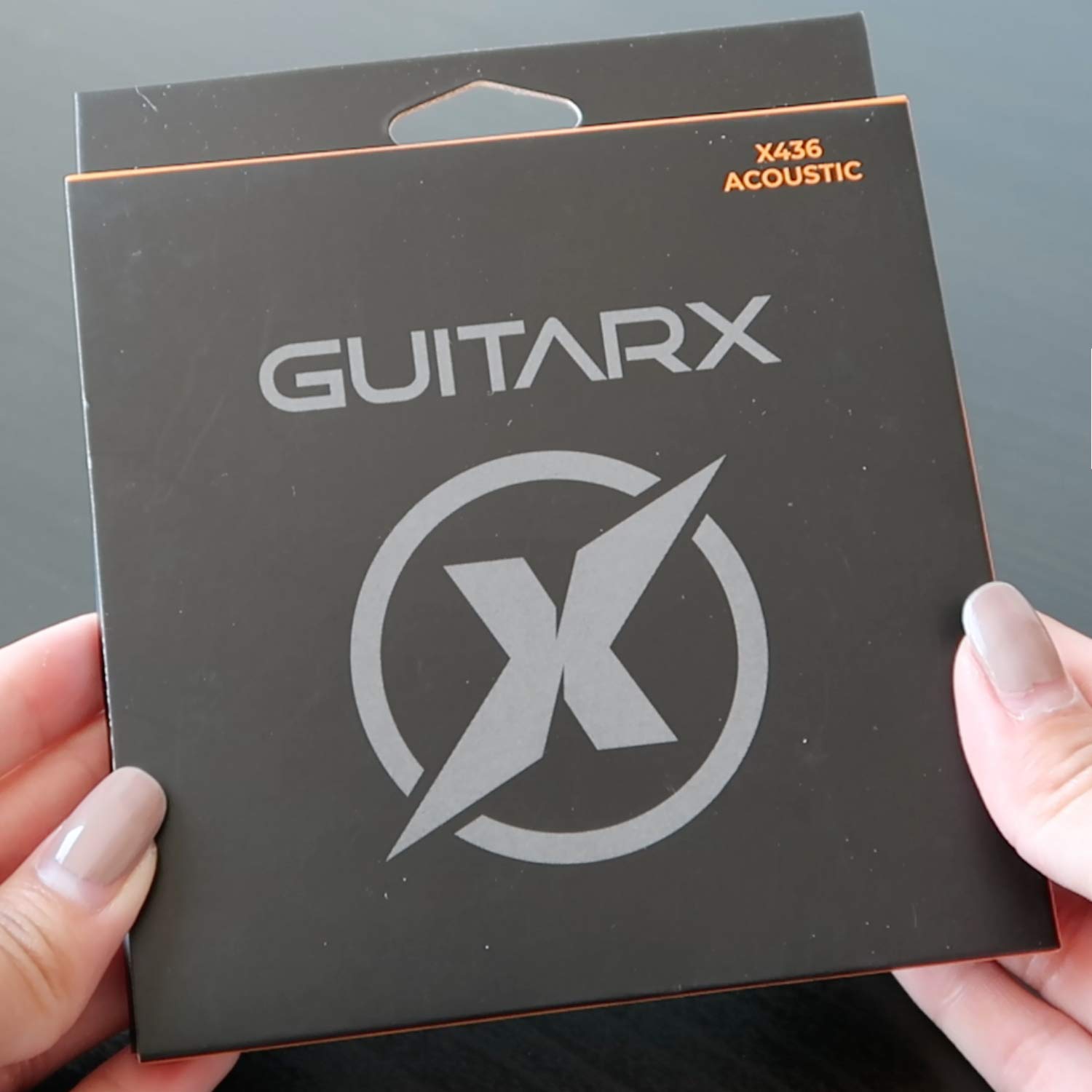 GUITARX X436-M (.013-.056) Medium Light Acoustic Guitar Strings - Phosphor Bronze Coated Hexagonal Steel Core for Enhanced Tone & Durability (13-56 Gauge, 1 Set) - Perfect for Folk, Country & Fingerstyle Playing