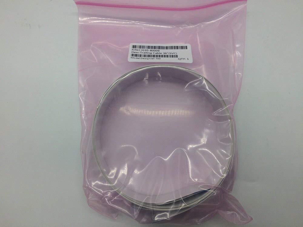 HP Designjet 700 750 Series Printer Replacement Parts - 36 Inch Trailing Cable PRTA00125 C3195-80009 | Compatible with Large Format Printers for Office & Engineering Drawings