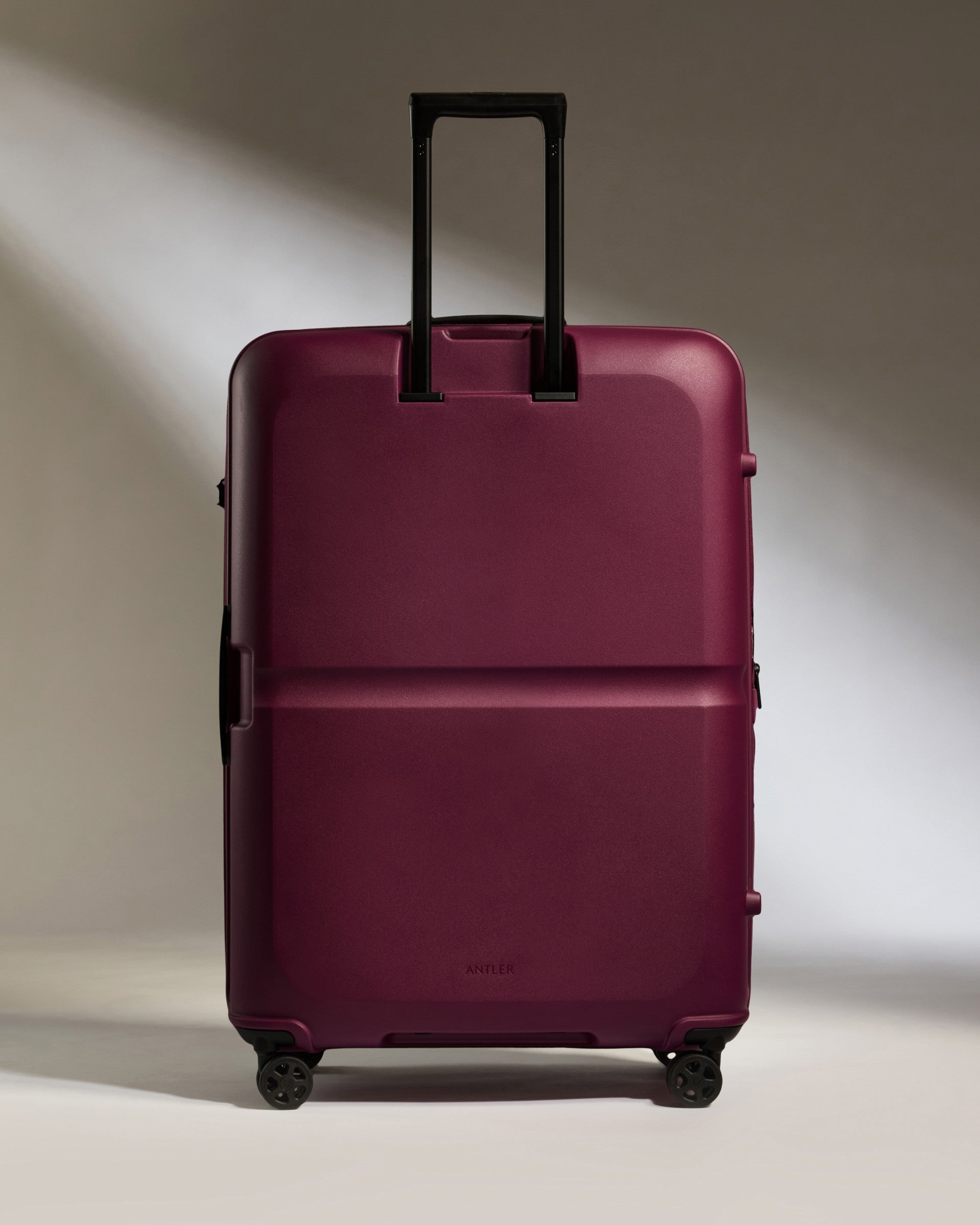 Heather Purple Large Luggage with Single Stripe - Perfect for Travel, Business Trips & Vacations